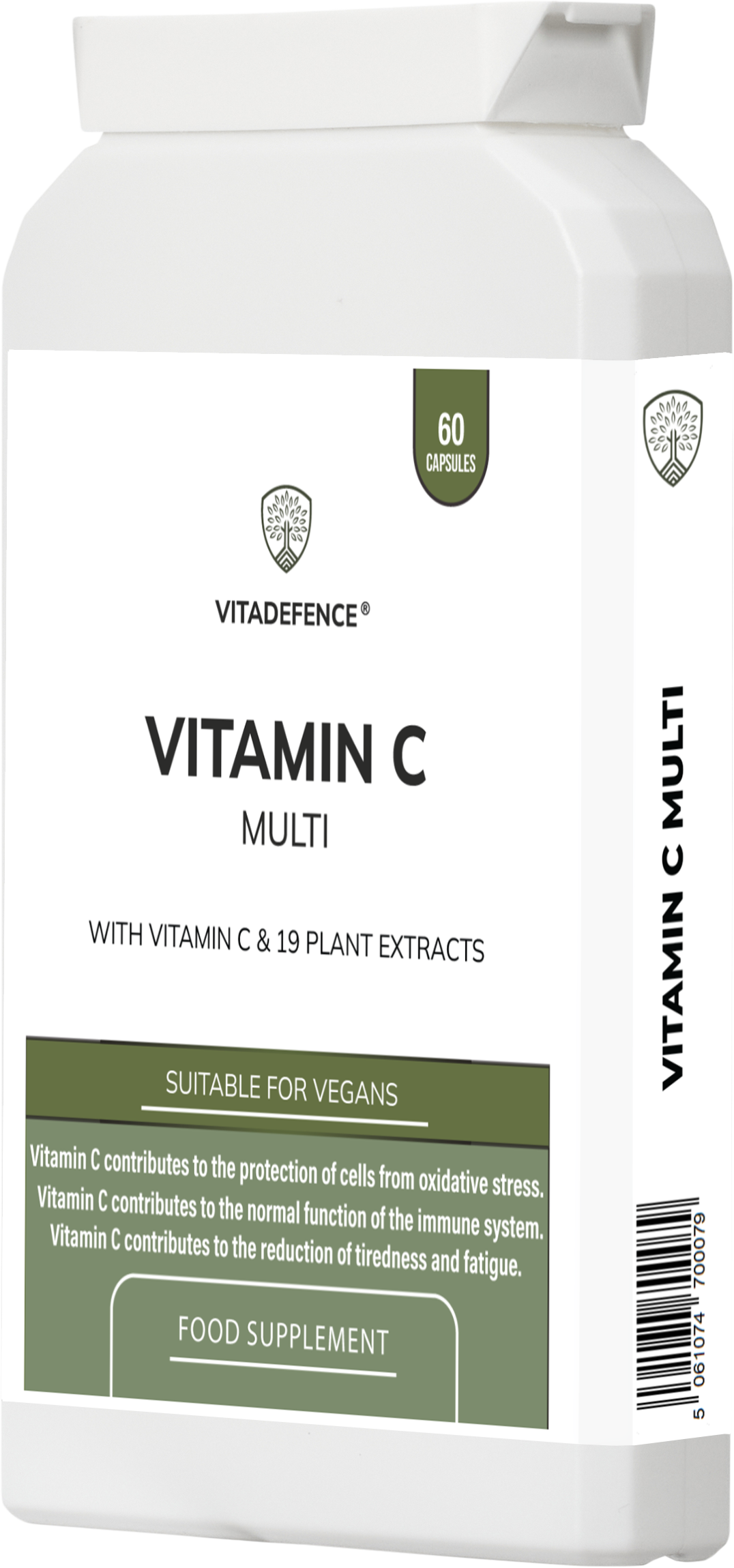 Vitamin C Multi | With Botanicals & Minerals – 60 Capsules -  Vitadefence® - Vitadefence®
