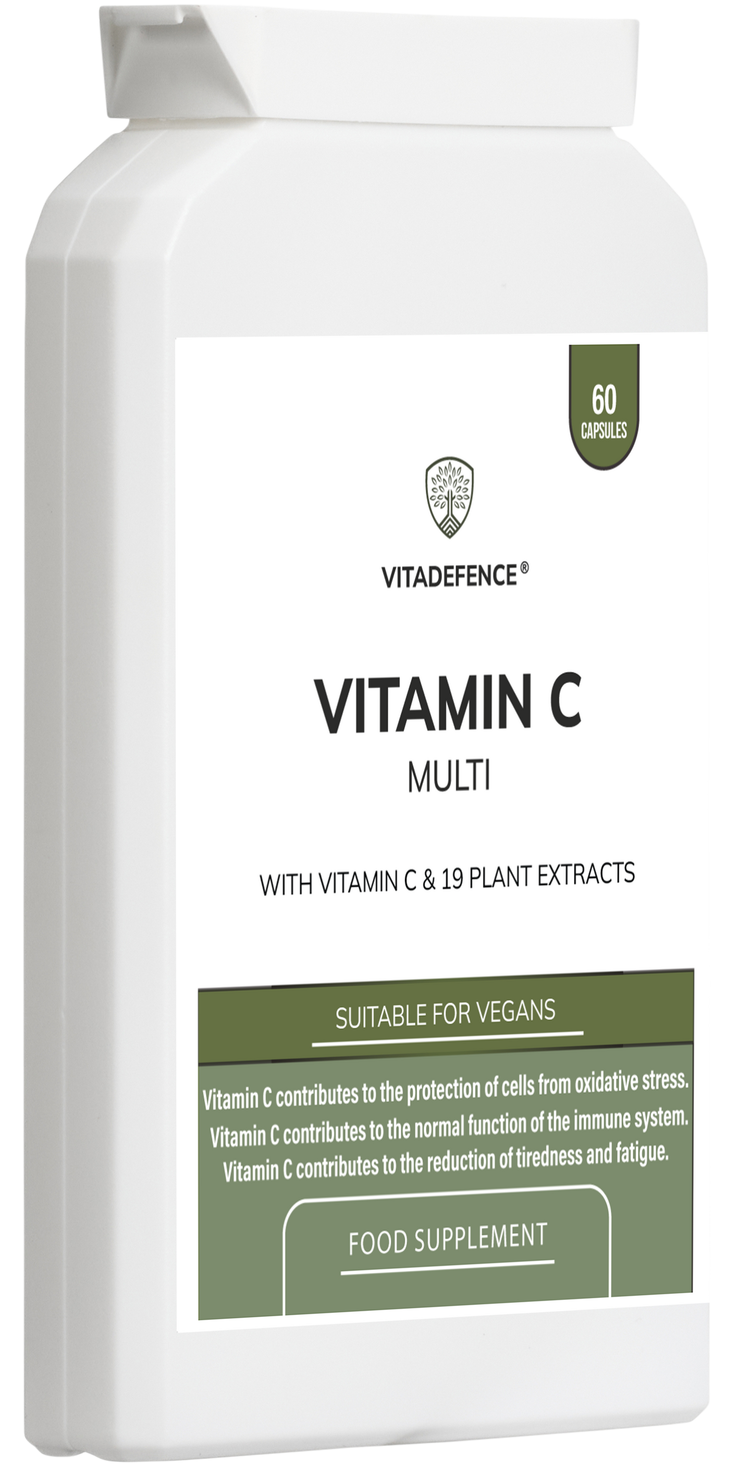 Vitamin C Multi | With Botanicals & Minerals – 60 Capsules -  Vitadefence® - Vitadefence®
