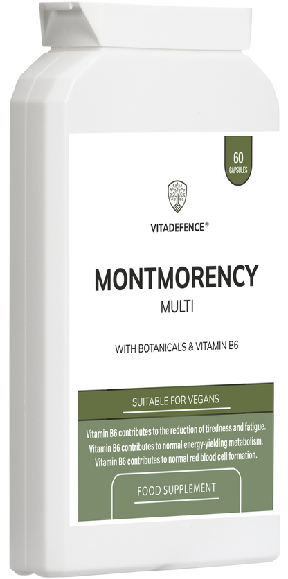 Montmorency Multi | With Vitamin B6, Beetroot & Tart Cherry – 60 Capsules -  Vitadefence® - Vitadefence®
