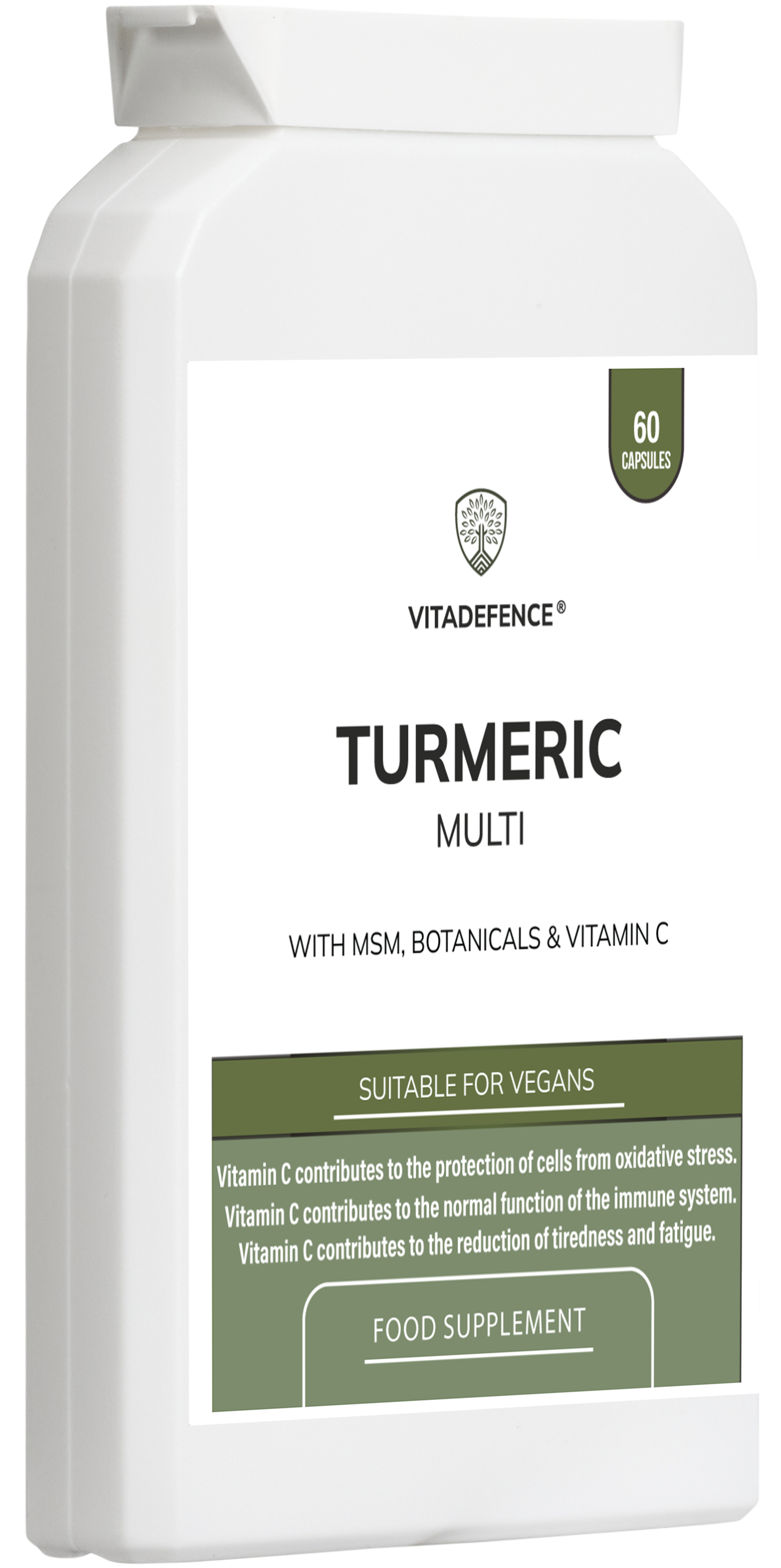 Turmeric Multi | With Vitamin B6, Zinc & Botanicals – 90 Capsules -  Vitadefence® - Vitadefence®
