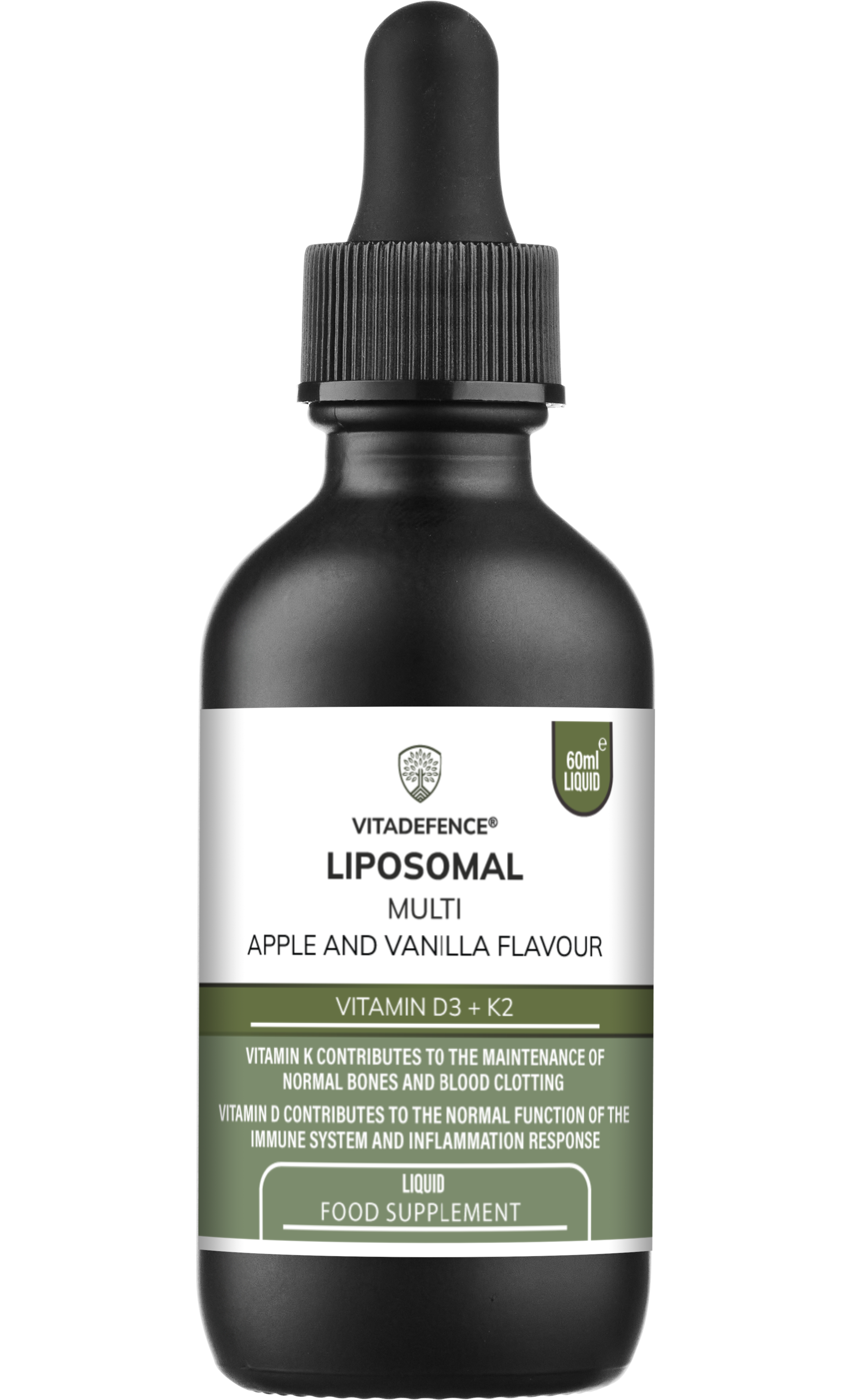 Liposomal Vitamin D3 & K2 – Apple & Vanilla Flavour -  Vitadefence® - Vitadefence®

