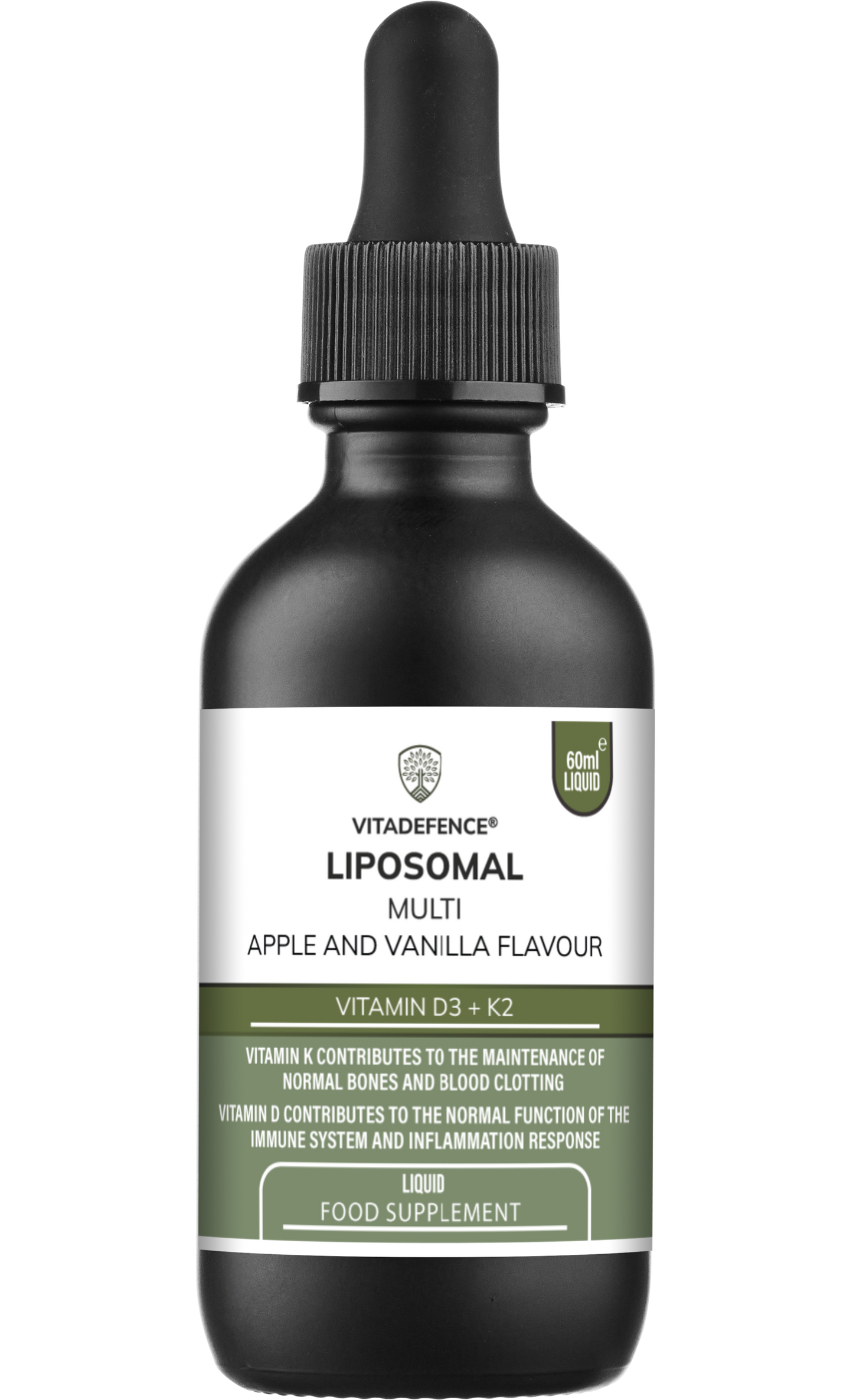 Liposomal Vitamin D3 & K2 – Apple & Vanilla Flavour -  Vitadefence® - Vitadefence®
