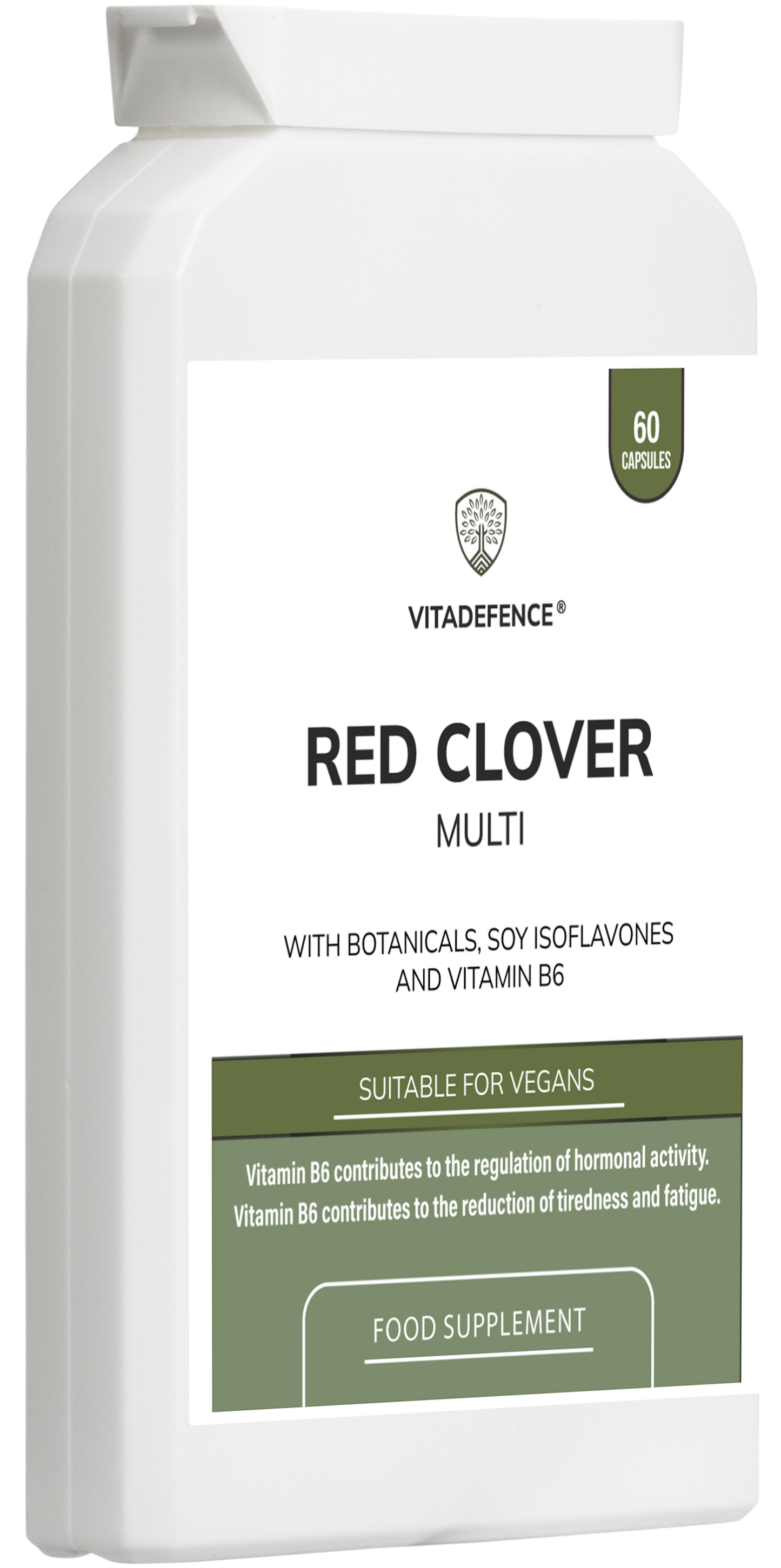 Red Clover Multi | With Vitamin B6, Zinc, Sage & Siberian Ginseng – 60 Capsules -  Vitadefence® - Vitadefence®
