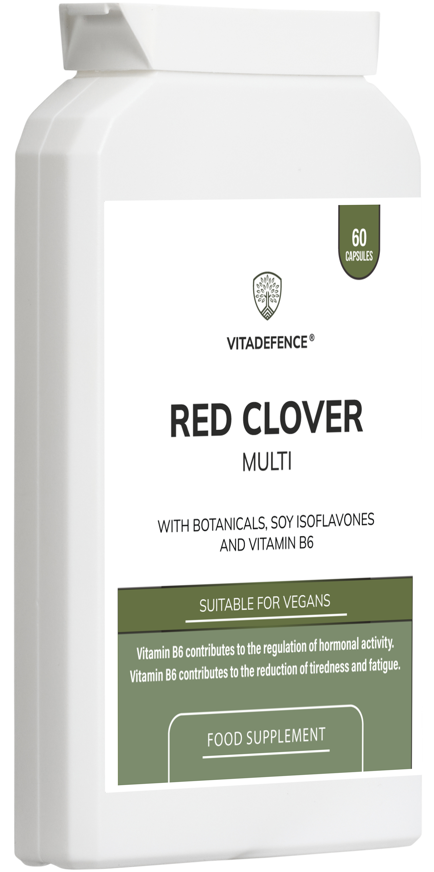 Red Clover Multi | With Vitamin B6, Zinc, Sage & Siberian Ginseng – 60 Capsules -  Vitadefence® - Vitadefence®
