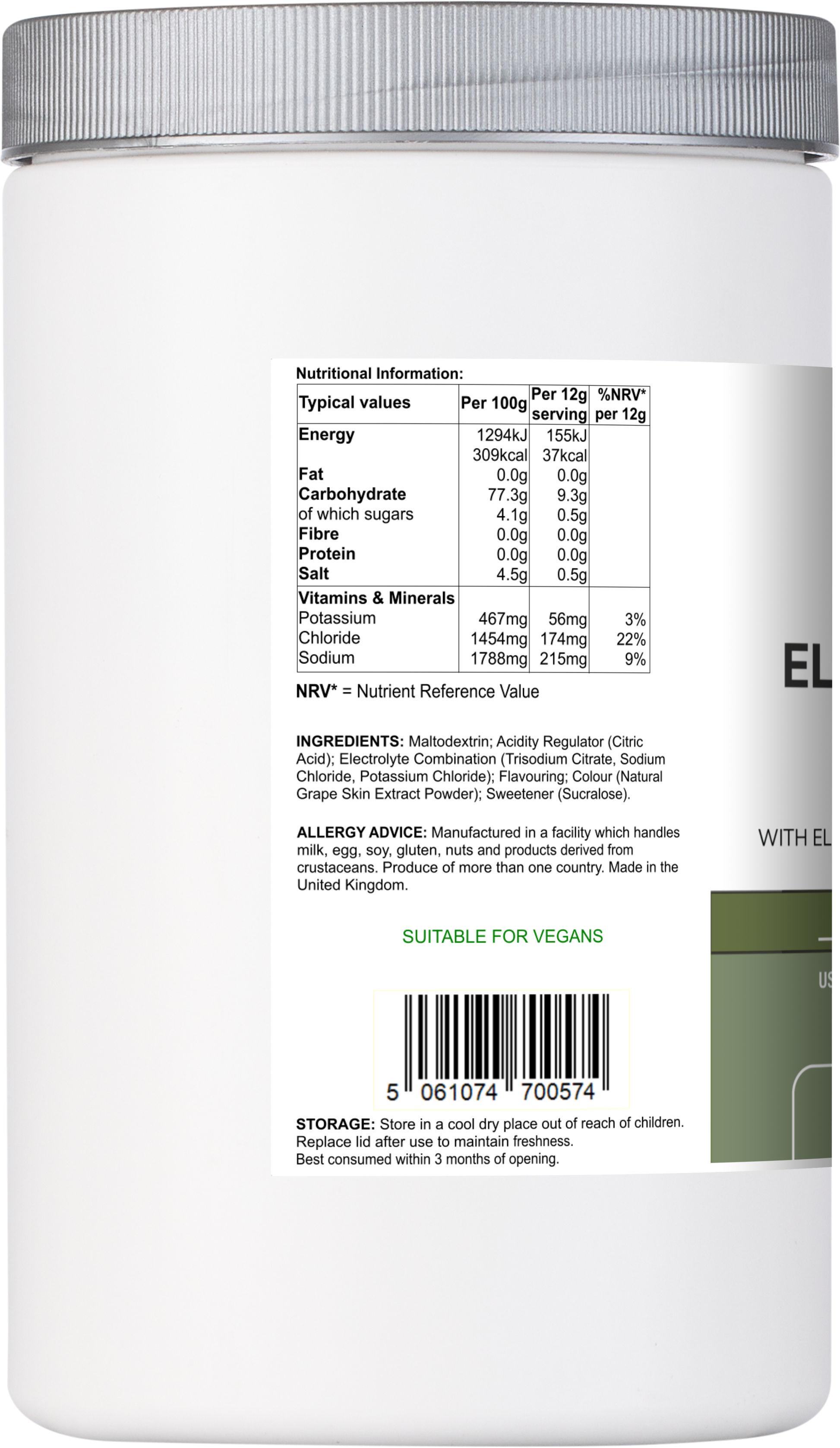 Electrolyte Multi | Berry Flavour Hydration Powder with Electrolytes & Minerals – 540 g -  Vitadefence® - Vitadefence®
