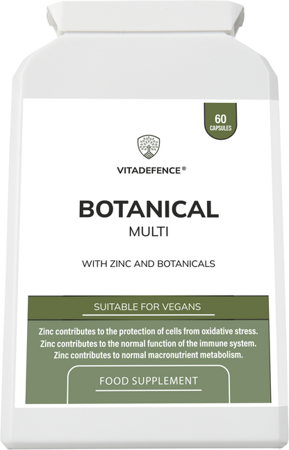 Botanical Multi | With Grapefruit Seed, Zinc & Minerals – 60 Capsules -  Vitadefence® - Vitadefence®

