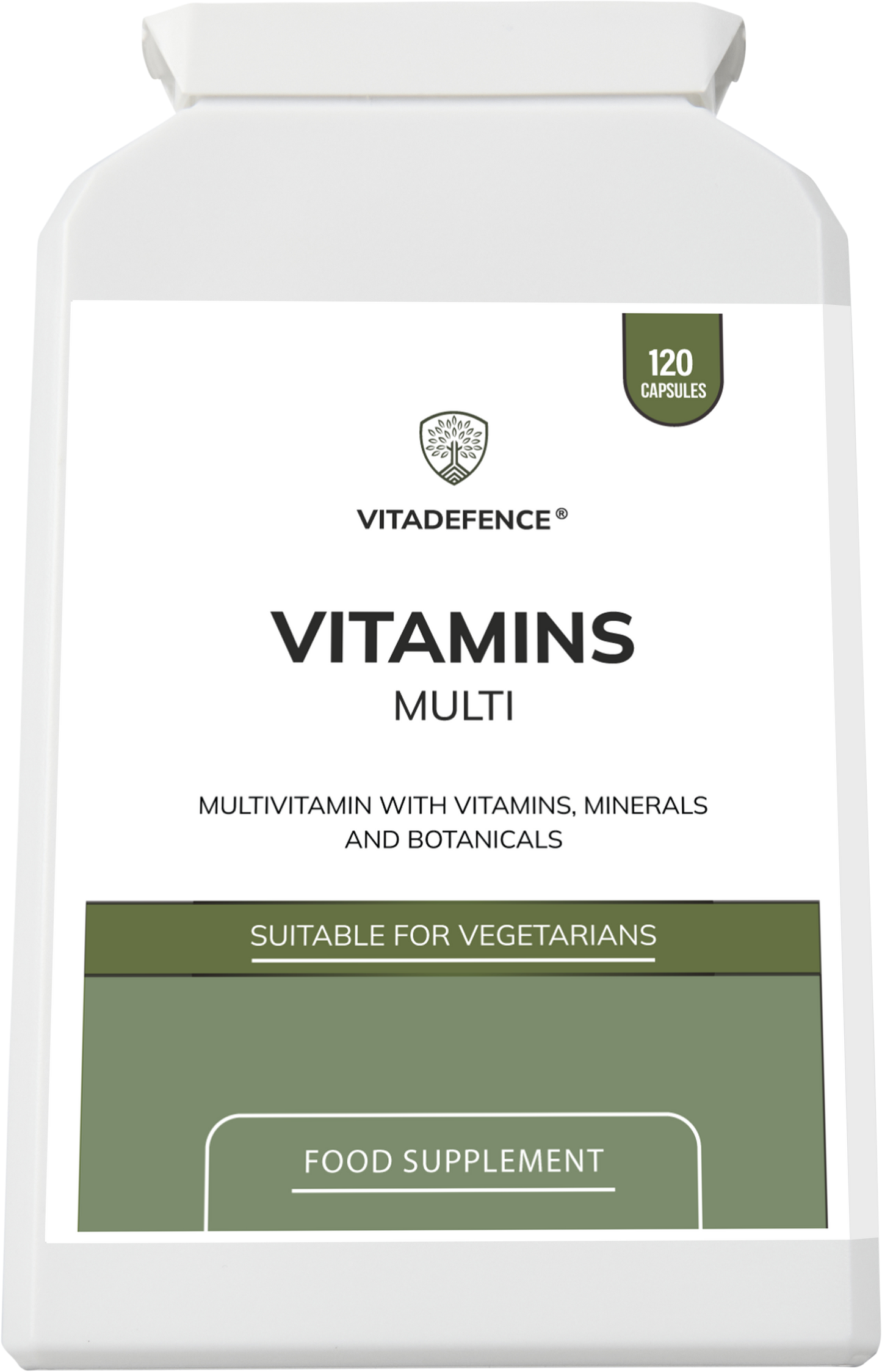 Vitamins Multi | With Botanicals, Minerals & Live Cultures – 120 Capsules -  Vitadefence® - Vitadefence®
